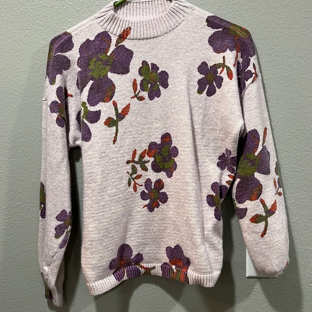 Loft Lilac Sweater Petite